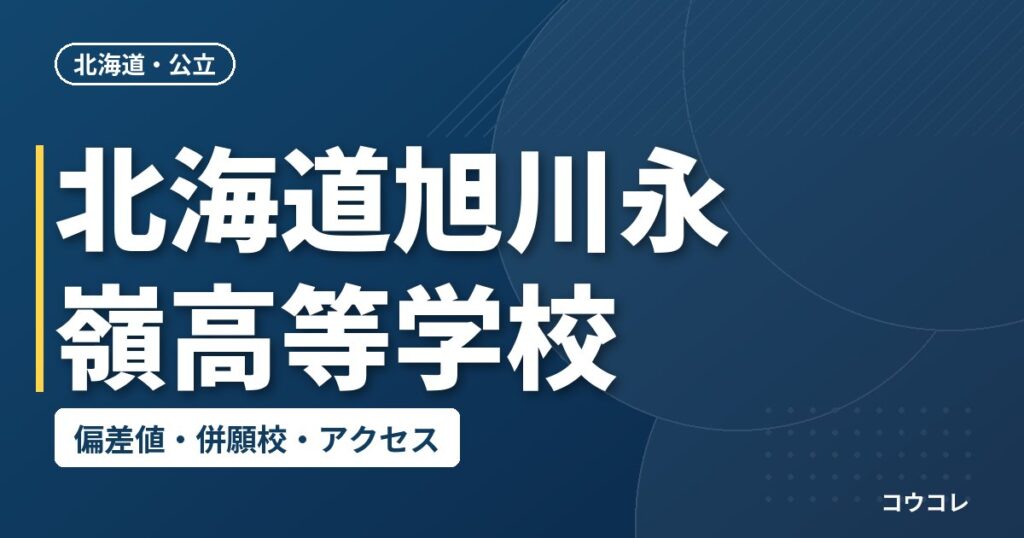 北海道旭川永嶺高等学校の偏差値・併願校・アクセス
