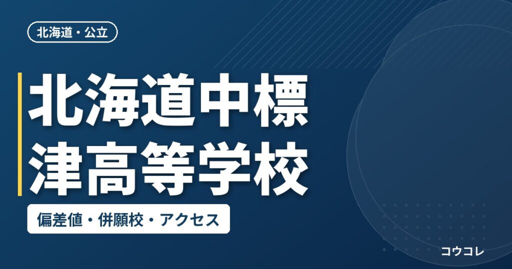 北海道中標津高等学校の偏差値・併願校・アクセス