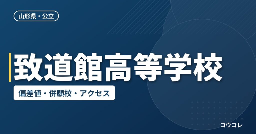 致道館高等学校の偏差値・併願校・アクセス