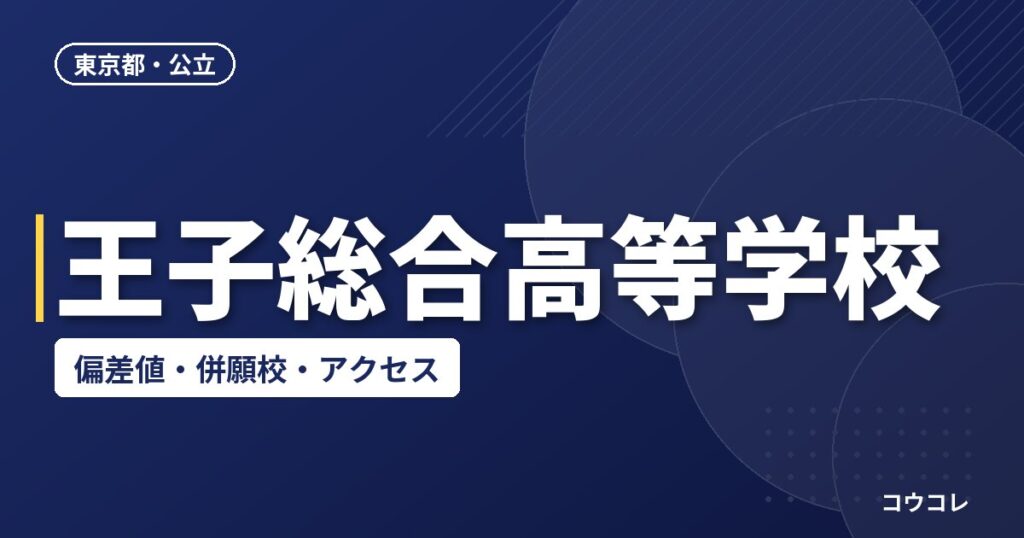 王子総合高等学校の偏差値・併願校・アクセス
