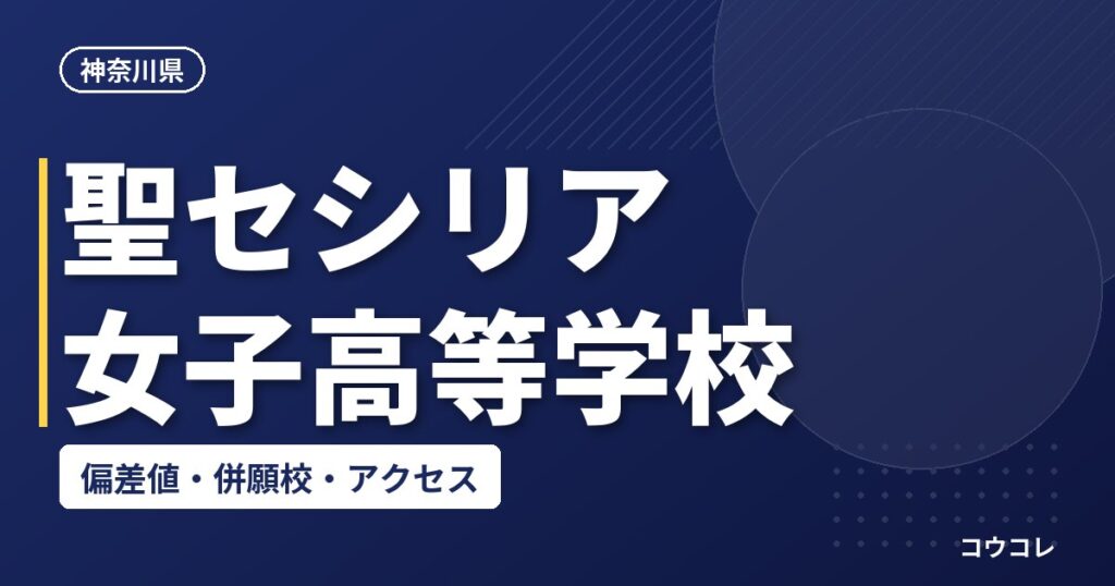 聖セシリア女子高等学校の偏差値・併願校・アクセス